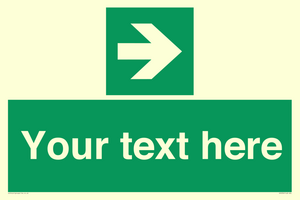 Custom Arrow Right Sign